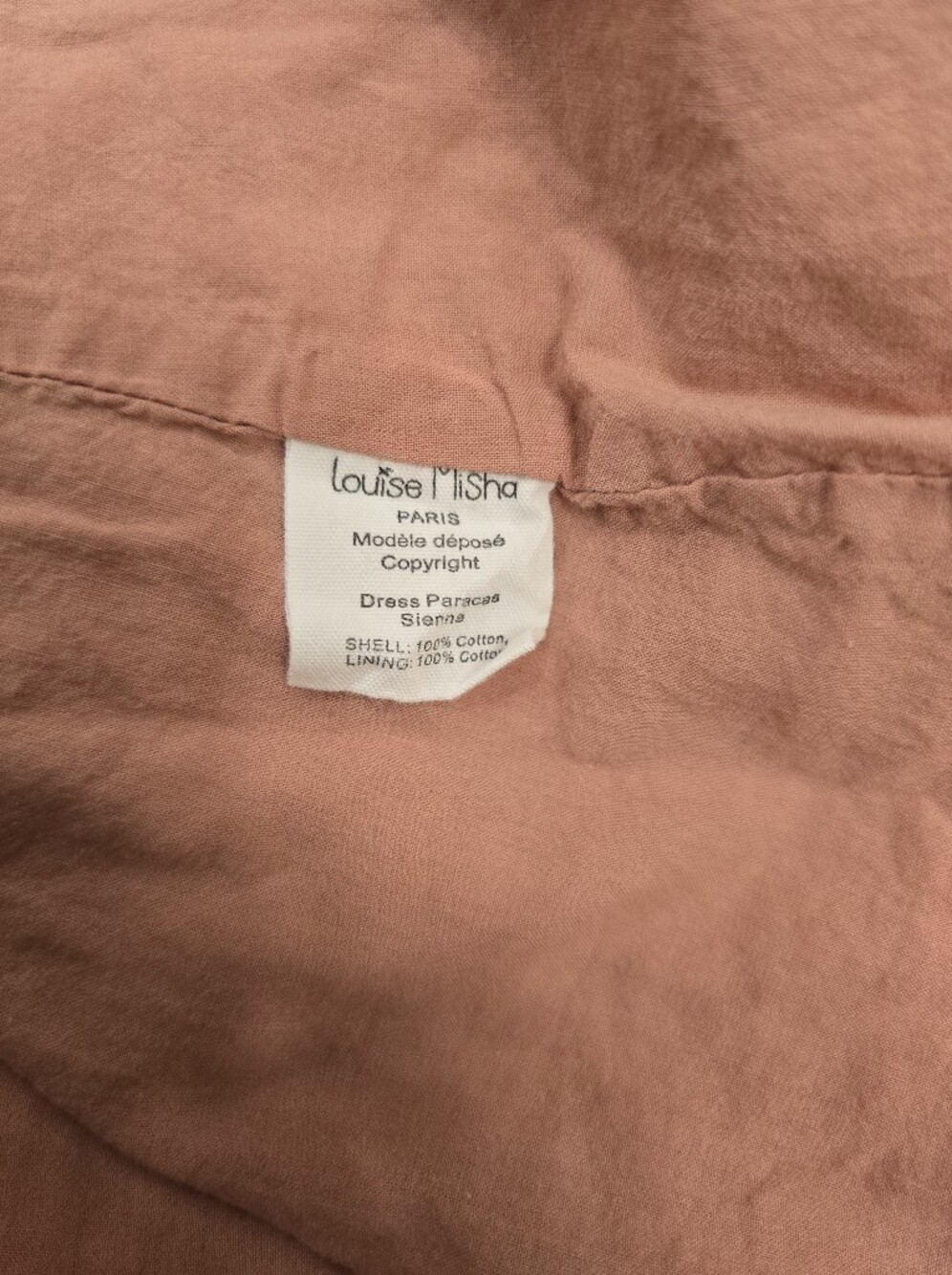 Louse Misha Paris Embridered Dress Paracas Sienna 8 - Picture 5 of 8